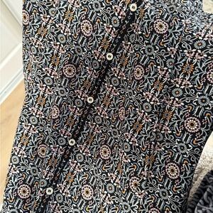 Floral Patterned midi skirt